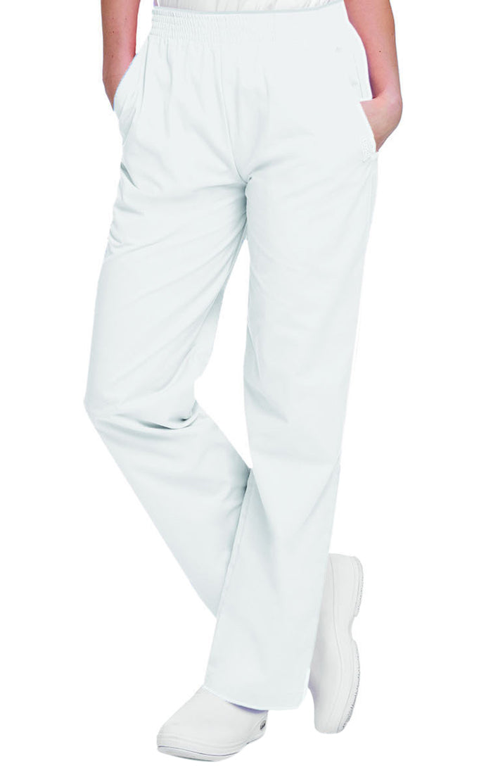 Landau Women's Classic Relaxed Pant White