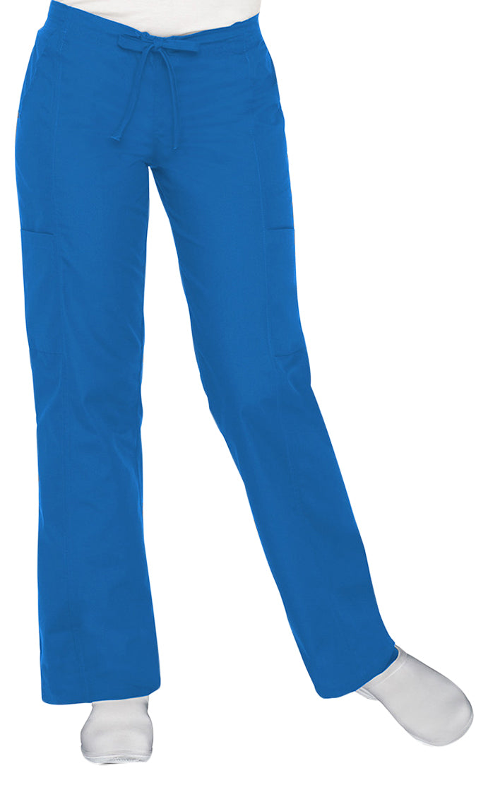 Landau Women's Modern Dual-Pocket Cargo Pant Royal Blue