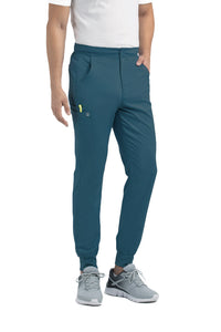 Maevn Men's Elastic Waistband Jogger Scrub Pant