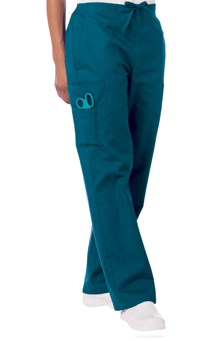 Cargo Pockets Drawstring Scrub Pants  Uniform Tailor  UltraSoft Scrub  Trouser