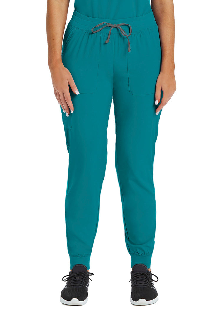 Knit Yoga Waistband Jogger Pant Teal