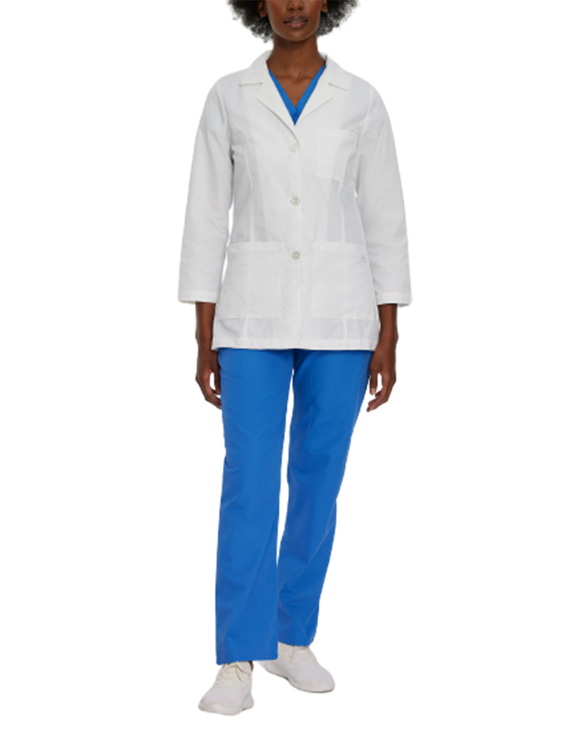 Landau Women's 3-Pocket Consultation Jacket 8726 -White-Frontview