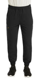 Full Elastic Waistband Jogger Pant Black