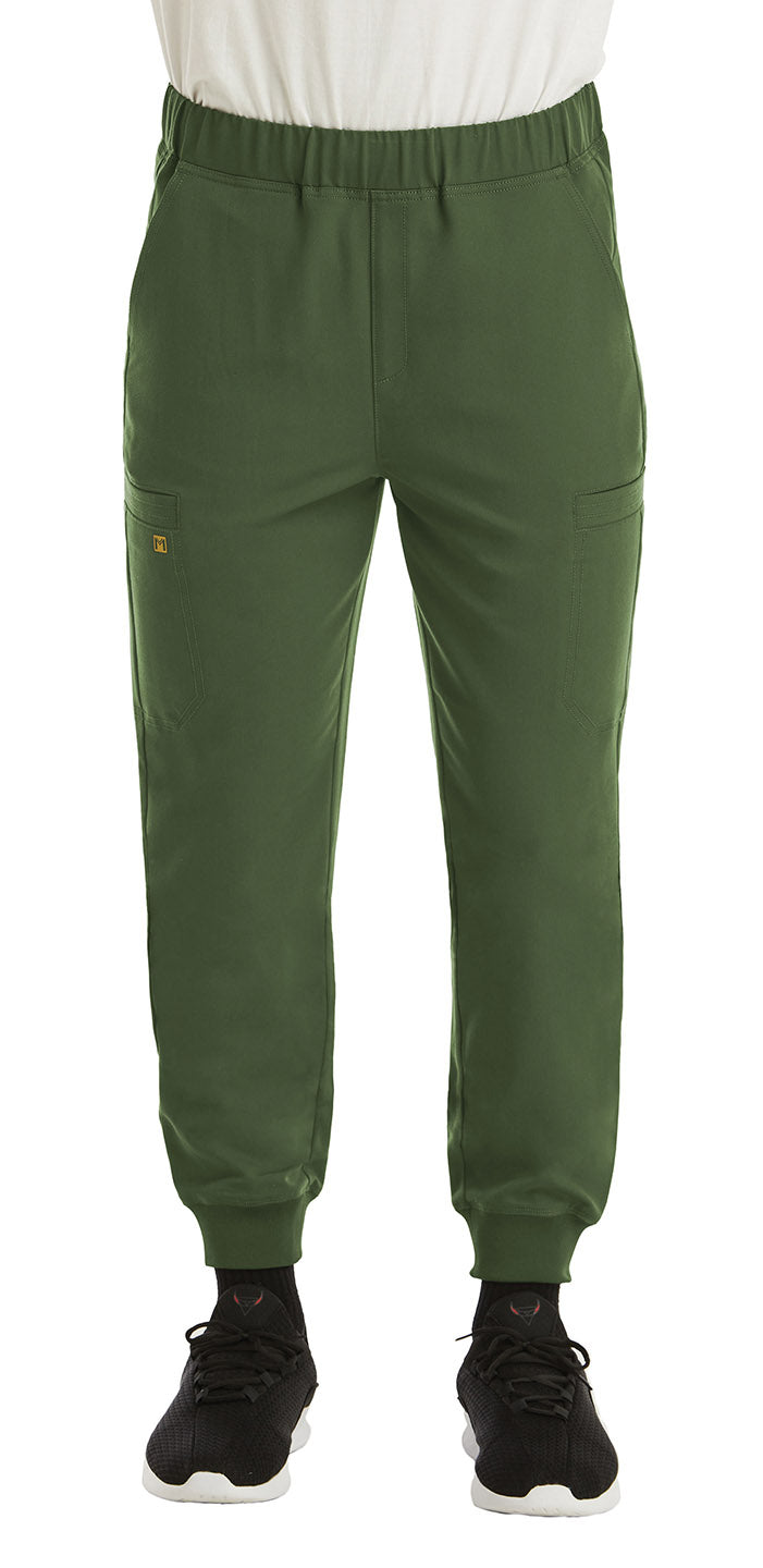 Full Elastic Waistband Jogger Pant Olive