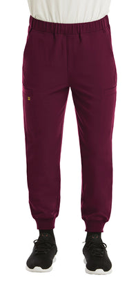 Full Elastic Waistband Jogger Pant Wine