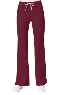 Maevn Women's "Blossom" Multi-Pocket Flare Pant Wine