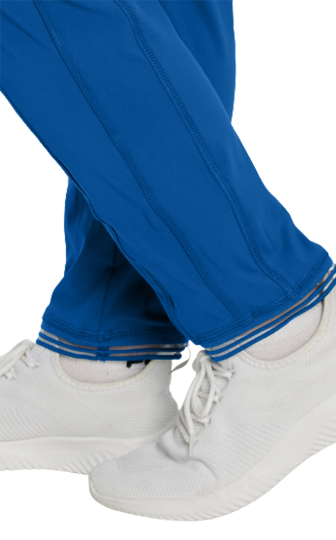 Landau 9208 Urbane Impulse Women's Banded-Bottom Jogger Scrub Pants - Galaxy Blue-bottom view