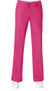 Maevn Women's Core Straight Leg Cargo Back Elastic Drawstring Pant Passion Pink