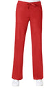 Maevn Women's Core Straight Leg Cargo Elastic Drawstring Pant 9629 Red