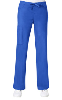 Maevn Women's Core Straight Leg Cargo Elastic Drawstring Pant 9629 Royal Blue