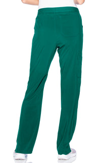 Urbane Performance Women's Straight-Leg Cargo Scrub Pants 9739 -Hunter Green-Backview