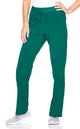 Urbane Performance Women's Straight-Leg Cargo Scrub Pants 9739 -Hunter Green-Frontview