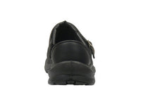 Giasco "Free" Semi Open-Back Leather Medical Shoe Black Back