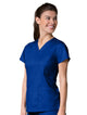 V-Neck Pocket Top Glaxcy Blue