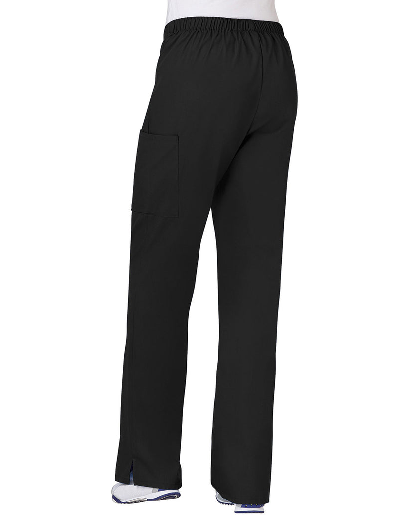 Fundamentals Ladies Cargo 2 Pocket Pant - Back Black