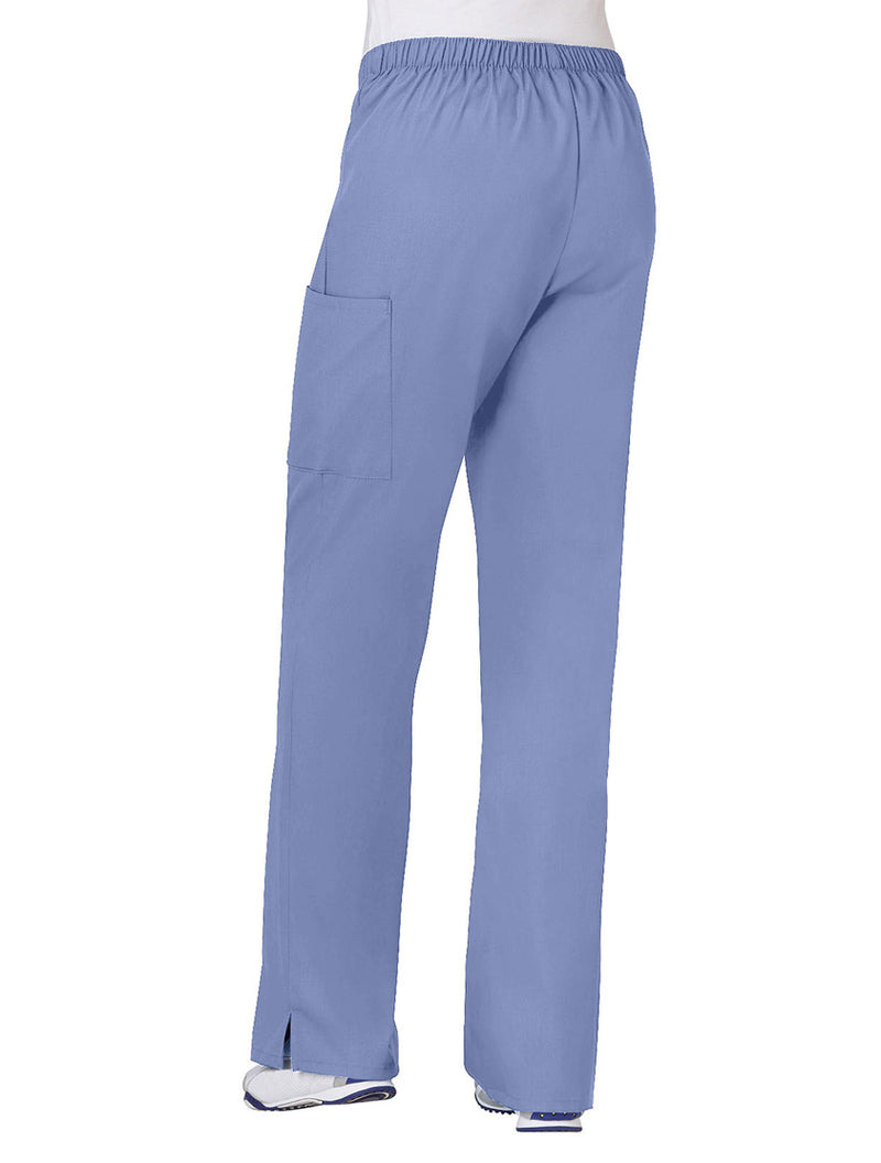 Fundamentals Ladies Cargo 2 Pocket Pant - Back Ceil Blue