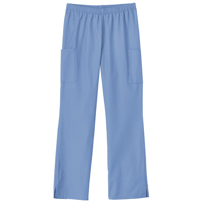 Fundamentals Ladies Cargo 2 Pocket Pant - Front Ceil Blue