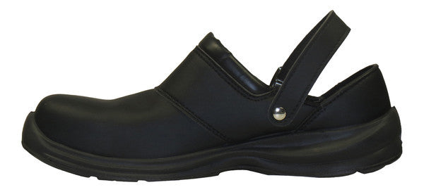 Giasco "Free" Semi Open-Back Leather Medical Shoe Black Side Up