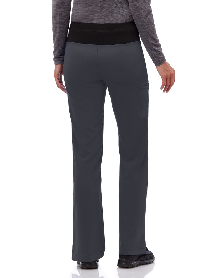 Jockey Ladies Soft Comfort Yoga Pant- Back Charcoal