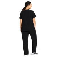 Jockey Unisex Four Pocket Top- Lady Model Back Image 2, Black