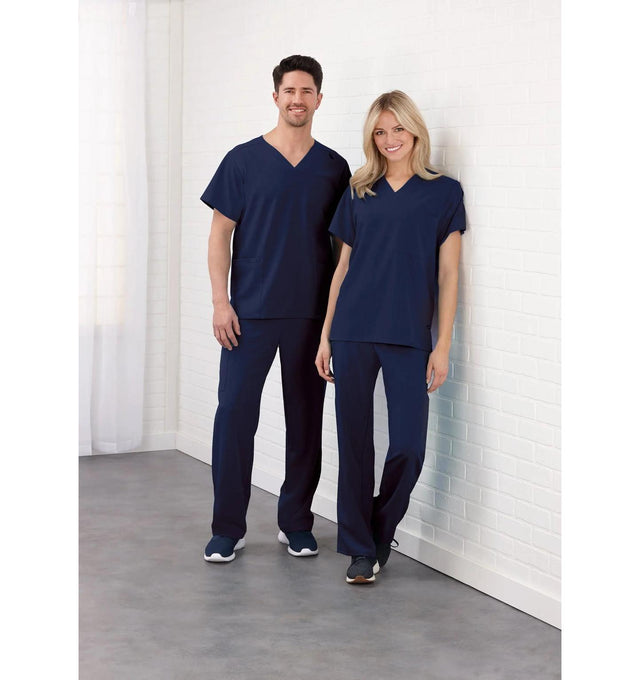 Jockey Unisex Four Pocket Top-Unisex Front Image, Navy