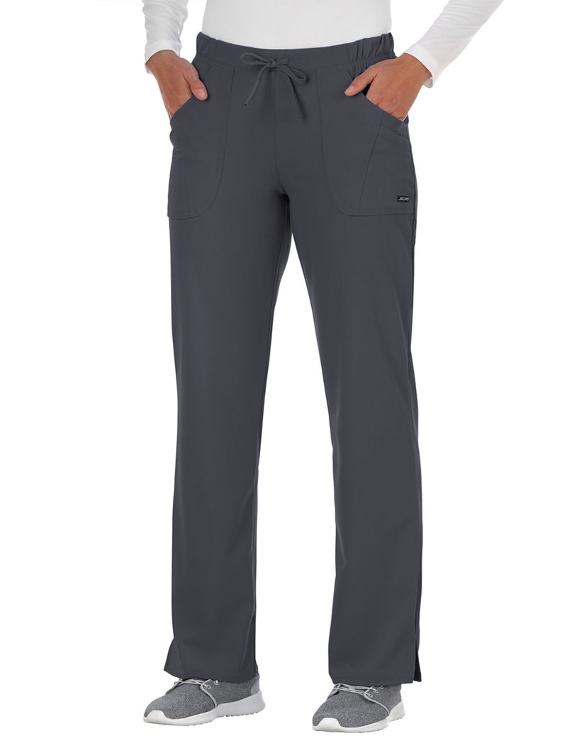 Jockey Ladies Extreme Comfy Pant in Petite & Tall Sizing - Main Image Charcoal