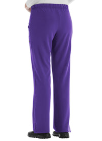 Jockey Ladies Extreme Comfy Pant in Petite & Tall Sizing - Back Purple