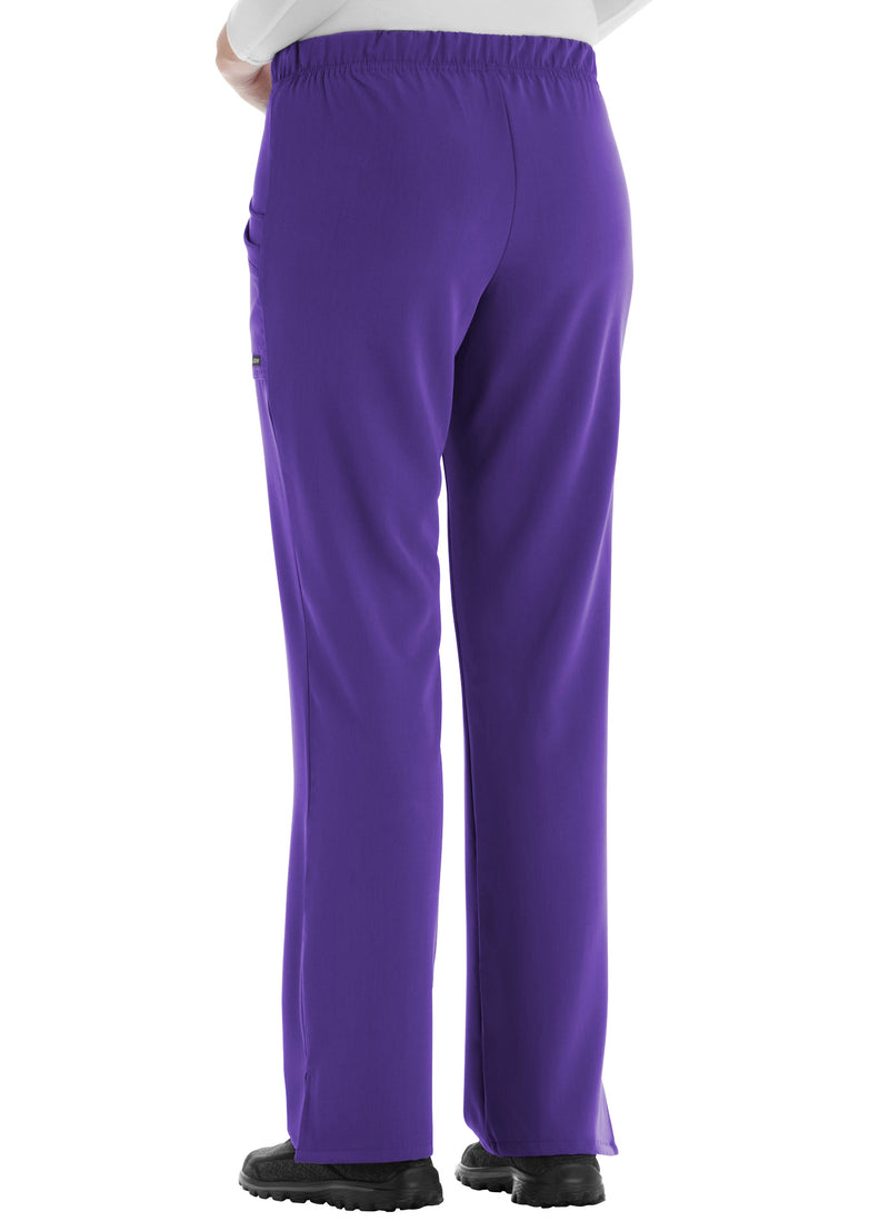 Jockey Ladies Extreme Comfy Pant in Petite & Tall Sizing - Back Purple
