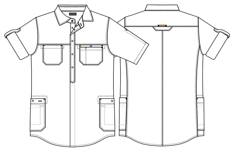 Kentaur Unisex Shirt Collar Sketch