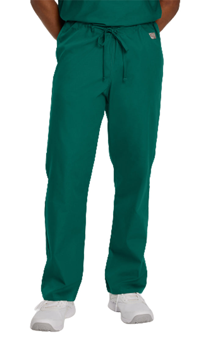 Landau Scrub Zone Unisex Tapered-Leg Scrub Pants LB403 -Hunter-Frontview