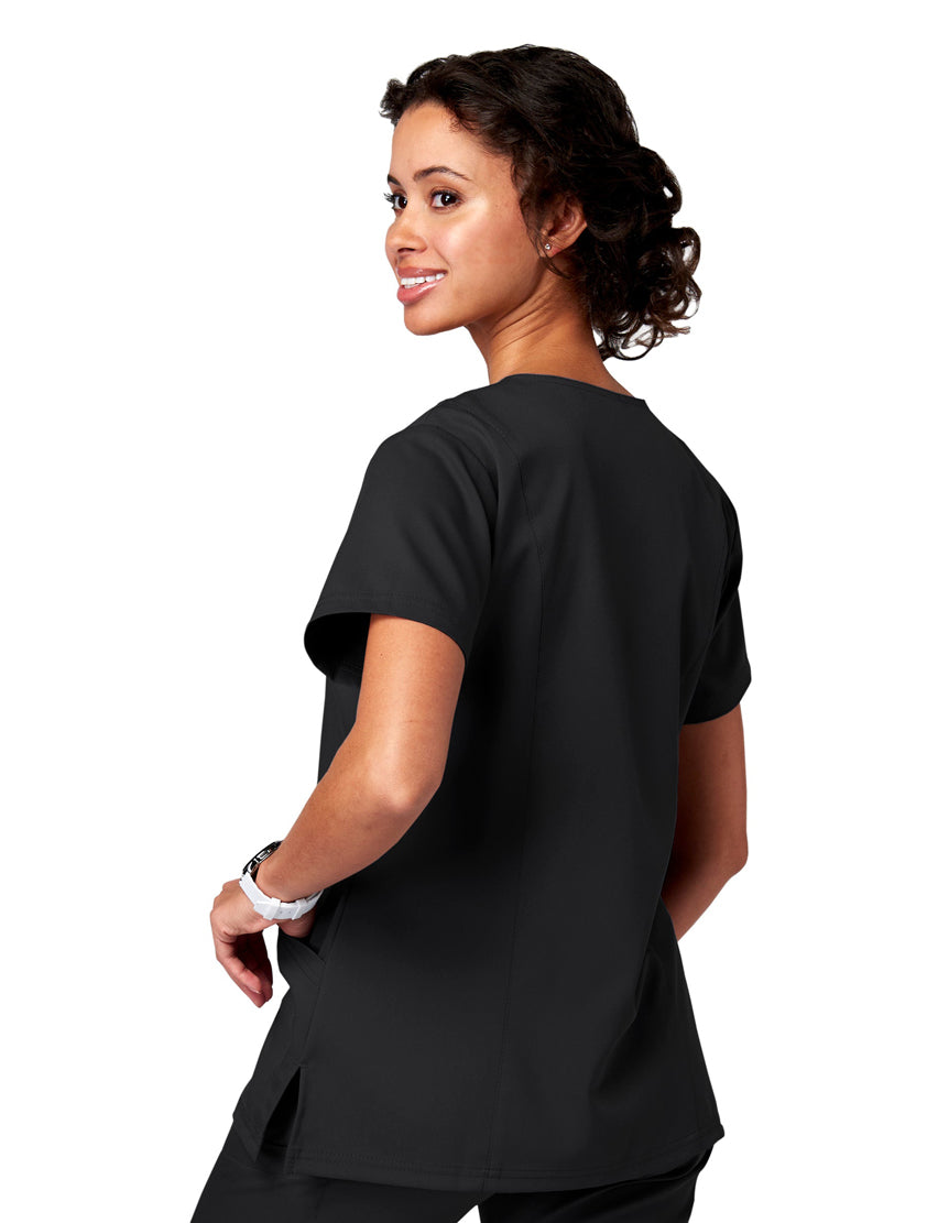 Meta Scrubs 15200 Ladies Ventral V Top black-back