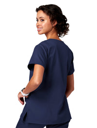 Meta Scrubs 15200 Ladies Ventral V Top New Navy-back