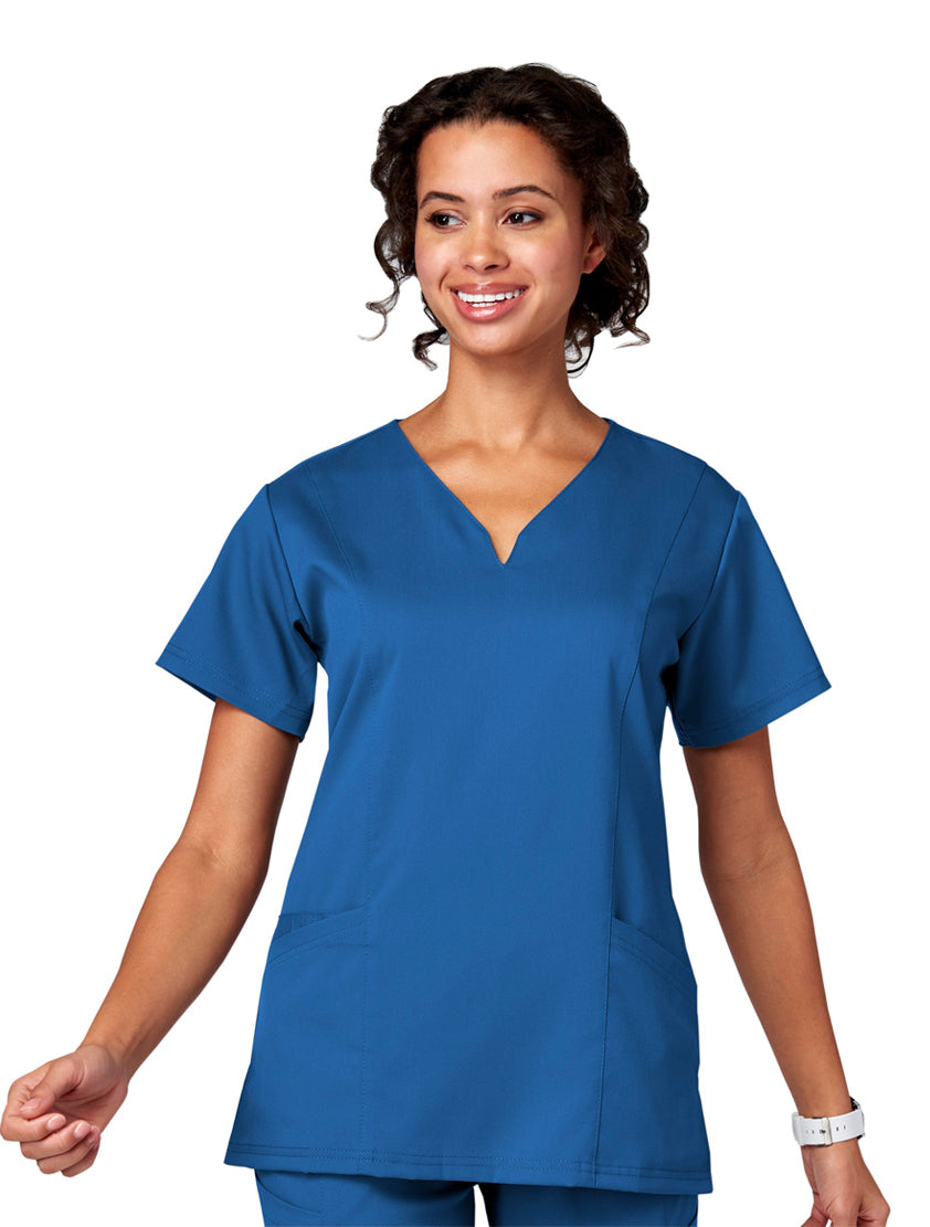 Meta Scrubs 15200 Ladies Ventral V Top Royal-front