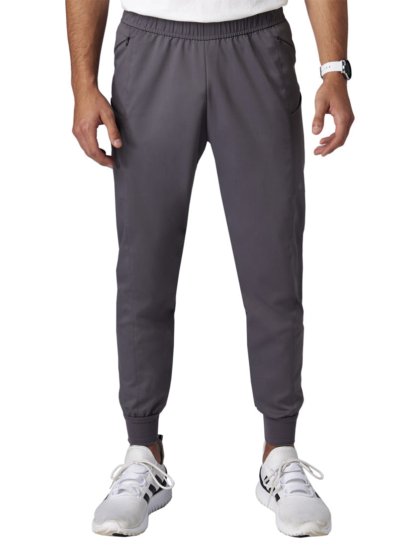 Meta Scrubs 15211 Men's Axis Jogger Pant Pewter - front