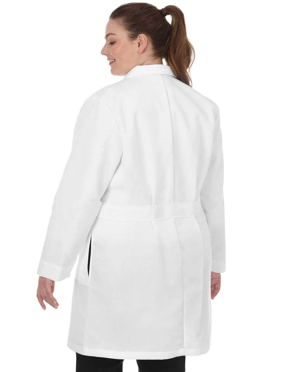 Meta 37" Ladies Labcoat - Back