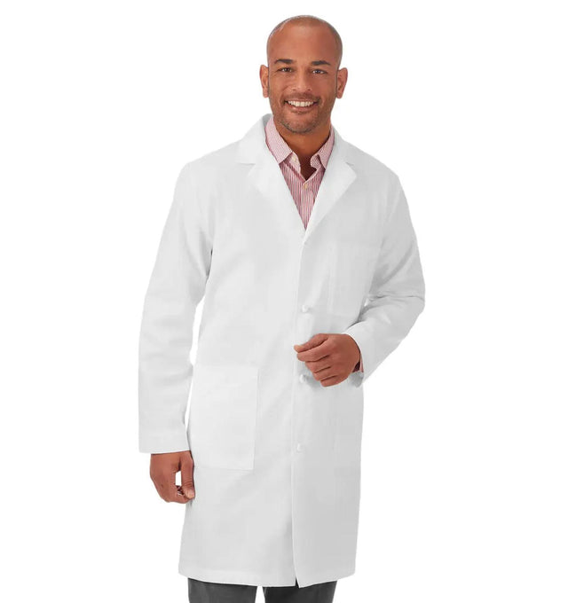 Meta 40" Men’s Knot Button iPad Cotton Labcoat - Main Image