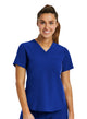 V-NECK TUCK IN TOP Royal Blue Front