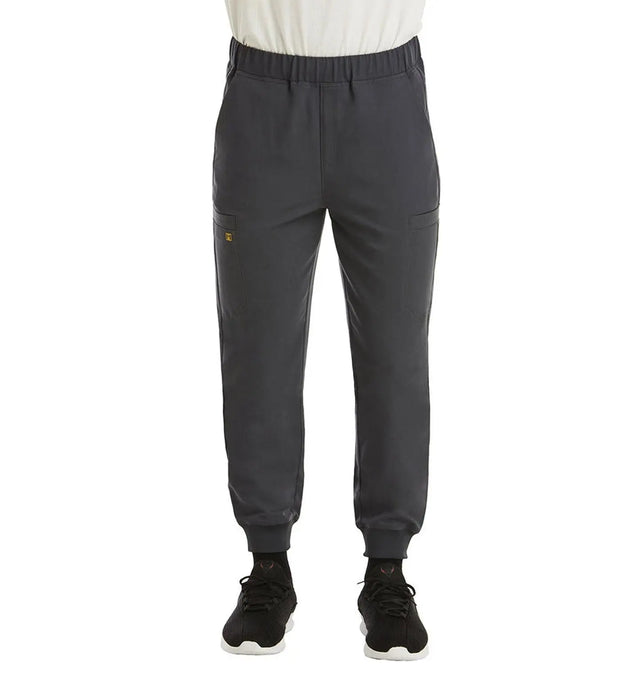 Full Elastic Waistband Jogger Pant Pewter