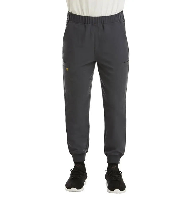 Full Elastic Waistband Jogger Pant Pewter