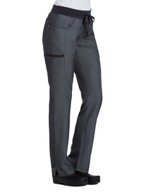 Contrast Yoga Band Pant Heather Grey Right