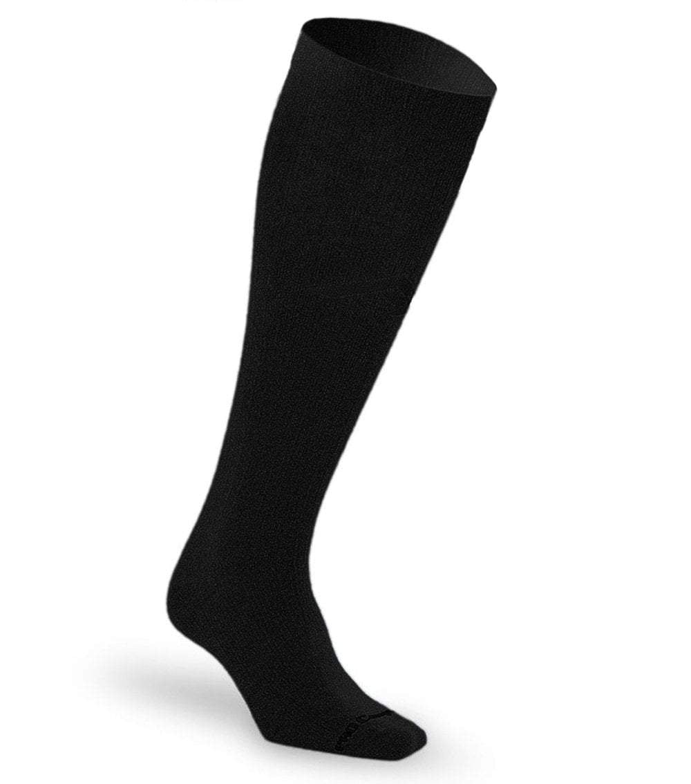 Marathon Black On Black Compression Socks - main view