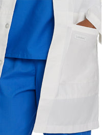 Landau Men's 5-Pocket Mid-Length Notebook Lab Coat 3174 -White-Pocketview