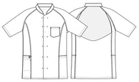 Kentaur Unisex Shirt Stand Up Collar Sketch