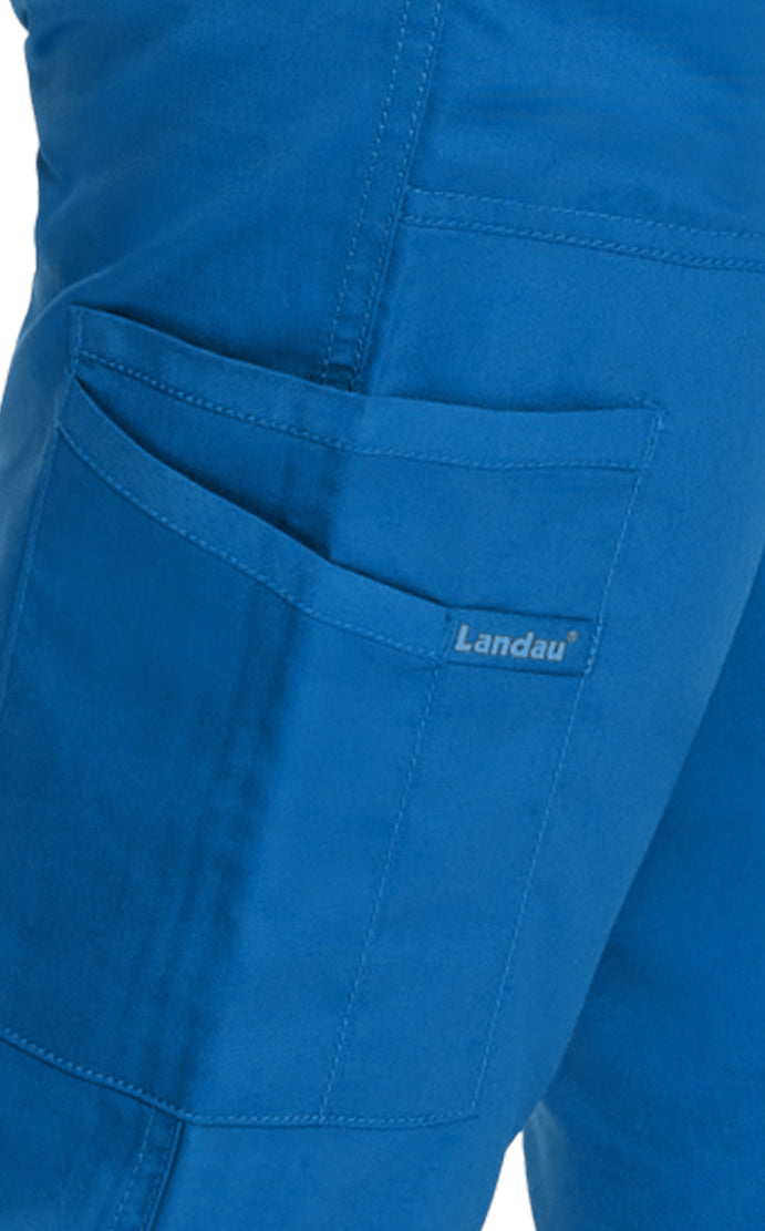 Landau ProFlex Women's Straight-Leg Cargo Scrub Pants 2042-Pocketview
