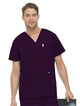 Landau Men's 5-Pocket Scrub Top Wine