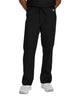 Landau Scrub Zone Unisex Tapered-Leg Scrub Pants LB403 -Black-Frontview