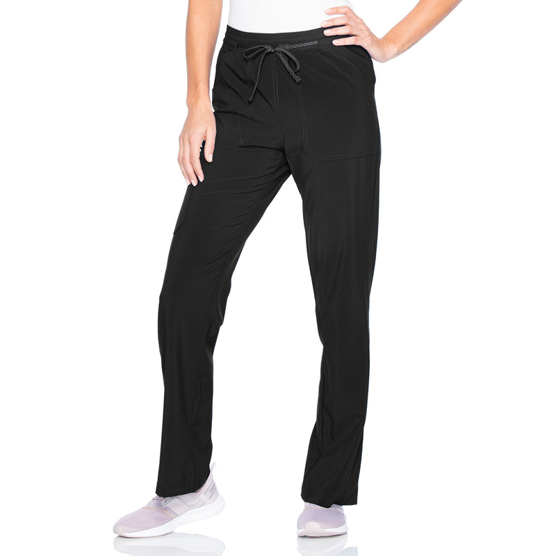 Urbane Performance Women's Straight-Leg Cargo Scrub Pants 9739 -Black