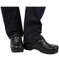 Sanita Pro. PU Men's Black Polyurethane Medical Clog - life style view