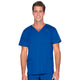 Landau ProFlex Men's 4-Pocket V-Neck Scrub Top 4253 -Galaxy-frontview