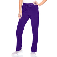 Urbane Performance Women's Straight-Leg Cargo Scrub Pants 9739 -Grape